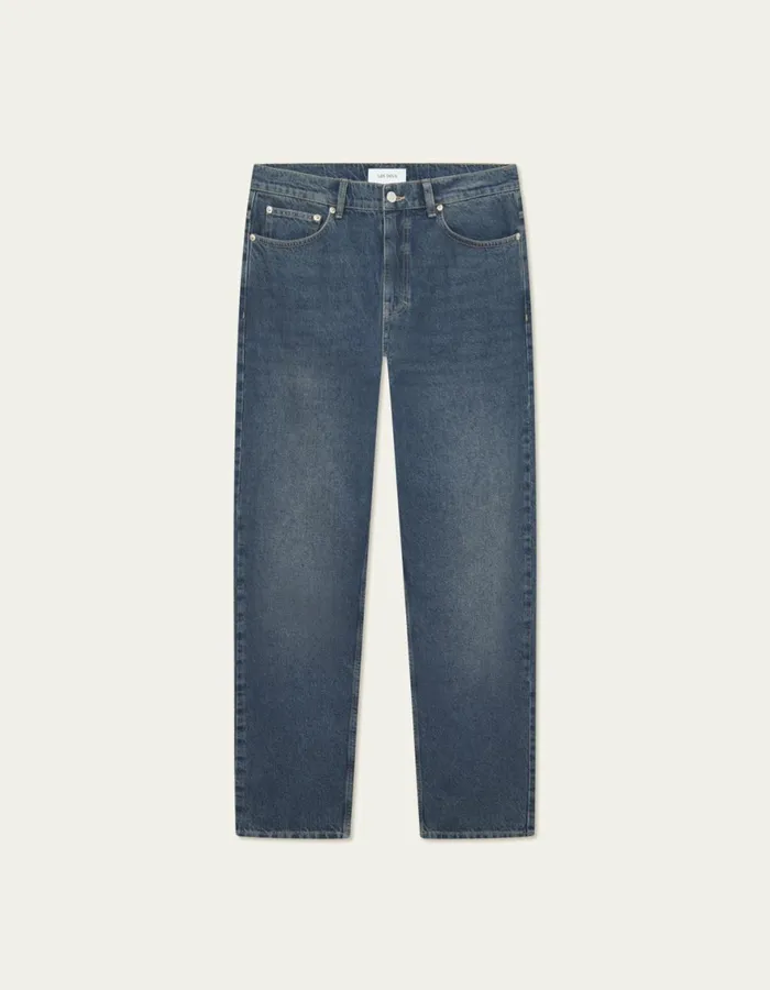 Pants Men Les Deux Ryder Jeans 8211 Medium Blue Wash