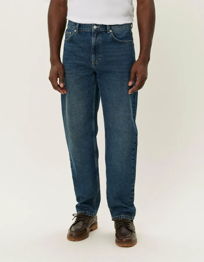 Pants Men Les Deux Ryder Jeans 8211 Medium Blue Wash