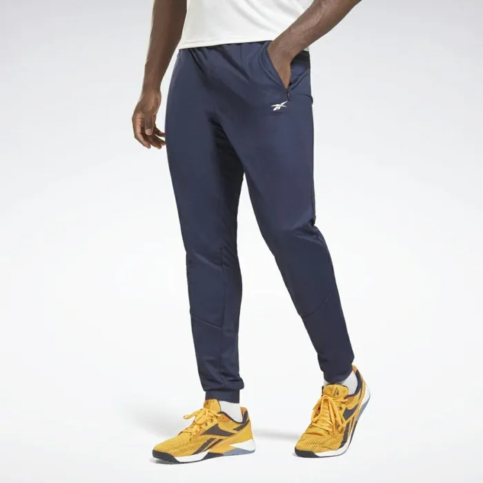 Pants Mens Reebok Knit Track Pants Vector Navy