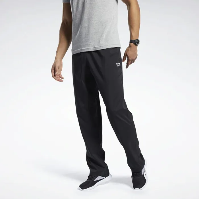 Pants Mens Reebok Training Essentials Woven Unlined Pants Black