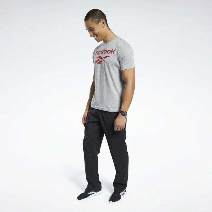 Pants Mens Reebok Training Essentials Woven Unlined Pants Black