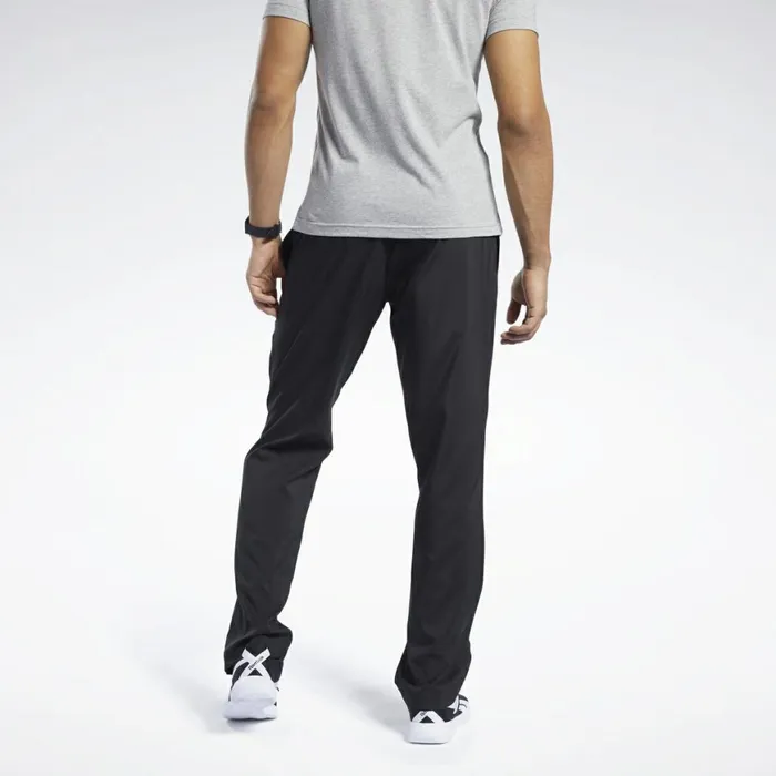 Pants Mens Reebok Training Essentials Woven Unlined Pants Black