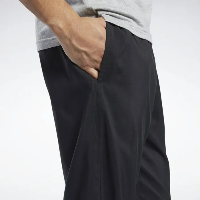 Pants Mens Reebok Training Essentials Woven Unlined Pants Black