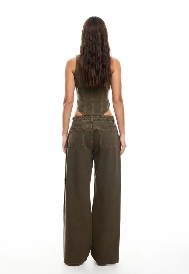 Pants Women Lioness Fashion WESTWOOD JEAN Petrol Pants Women Lioness Fashion WESTWOOD JEAN Petrol