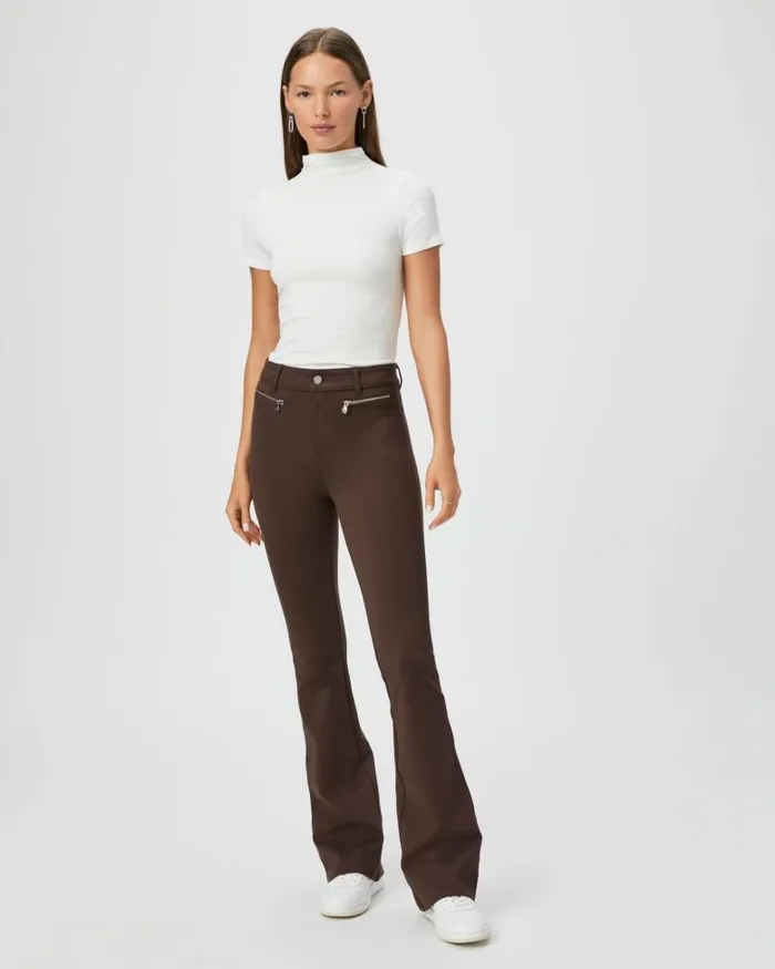 Pants Women PAIGE Hattena Pant 8211 Dark Brown