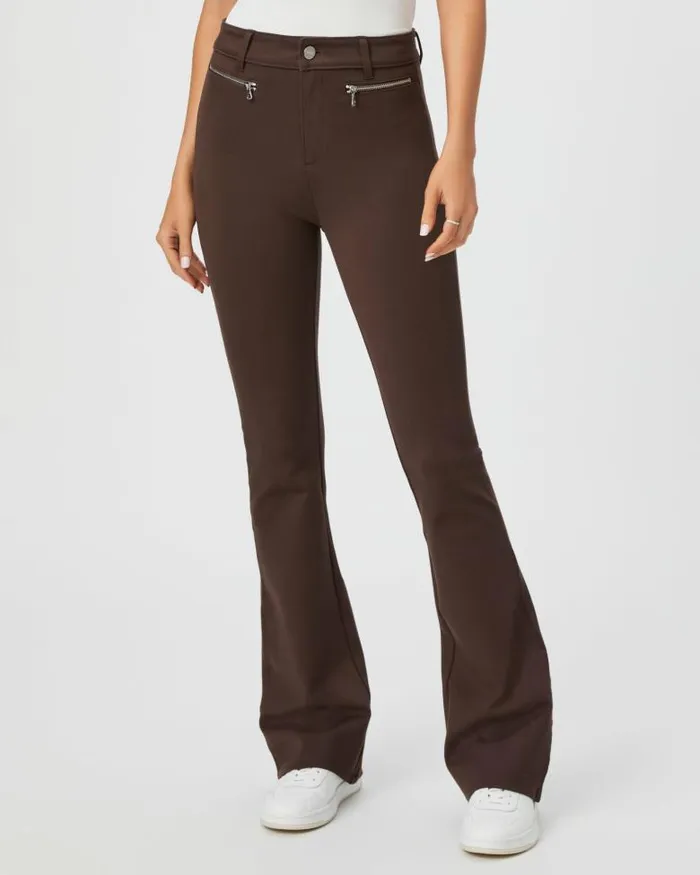 Pants Women PAIGE Hattena Pant 8211 Dark Brown Pants Women PAIGE Hattena Pant 8211 Dark Brown