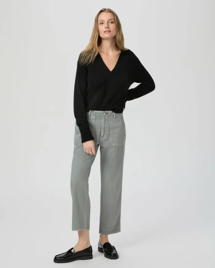 Pants Women PAIGE Kirby Straight Pant 8211 Vintage Iron Grey