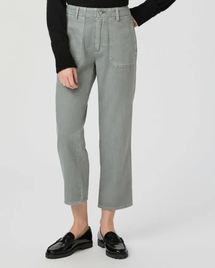 Pants Women PAIGE Kirby Straight Pant 8211 Vintage Iron Grey Pants Women PAIGE Kirby Straight Pant 8211 Vintage Iron Grey