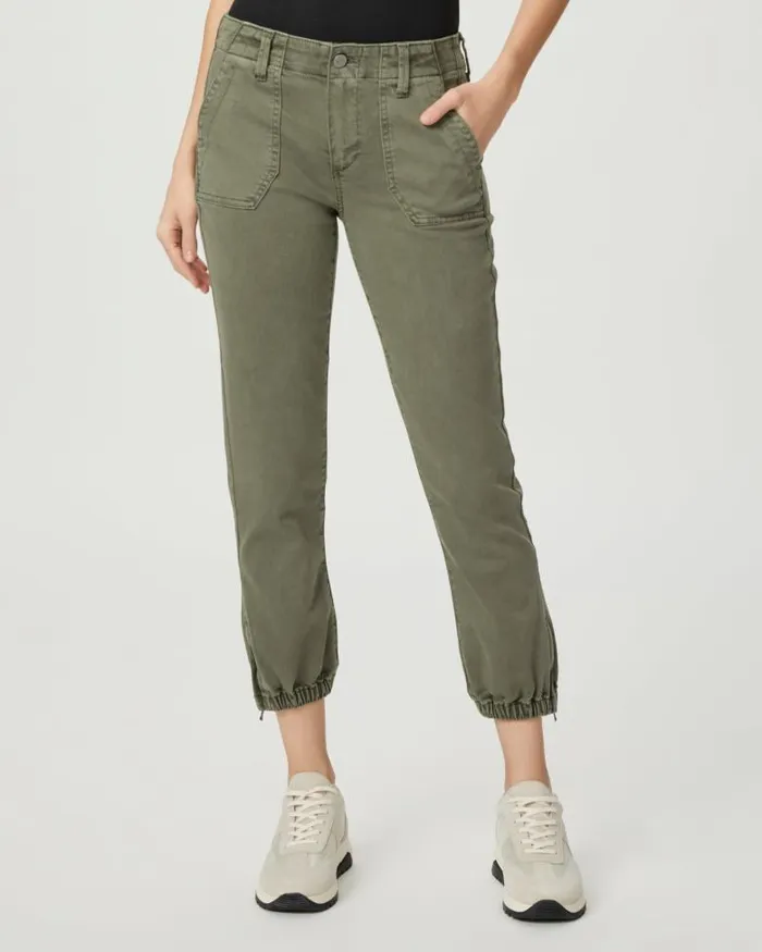 Pants Women PAIGE Mayslie Jogger 8211 Vintage Ivy Green Pants Women PAIGE Mayslie Jogger 8211 Vintage Ivy Green