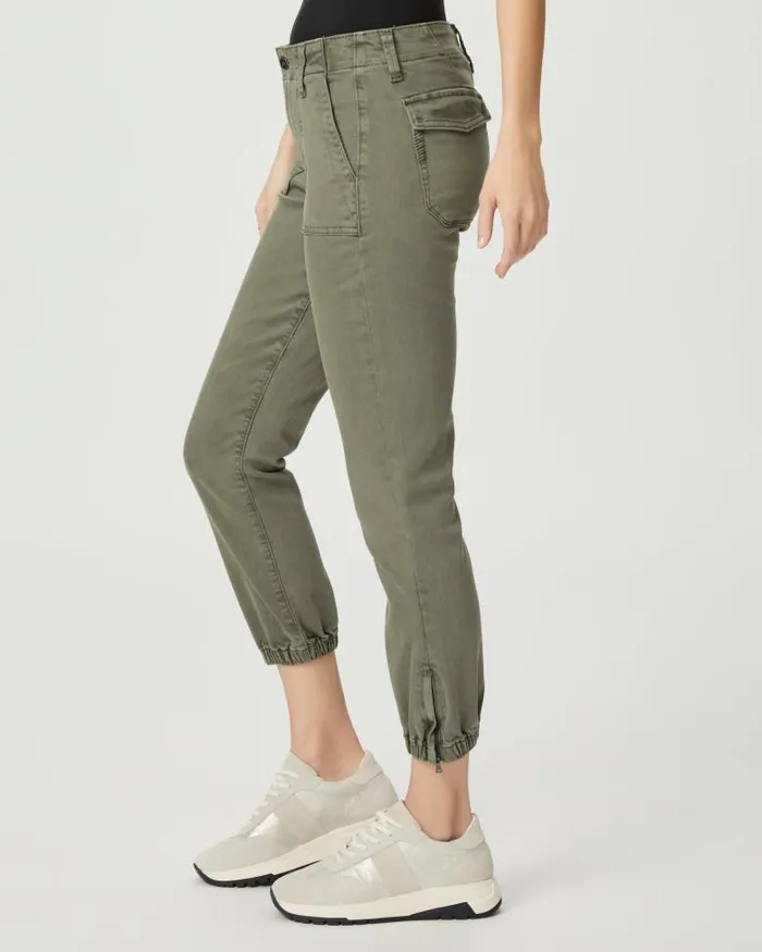 Pants Women PAIGE Mayslie Jogger 8211 Vintage Ivy Green Pants Women PAIGE Mayslie Jogger 8211 Vintage Ivy Green