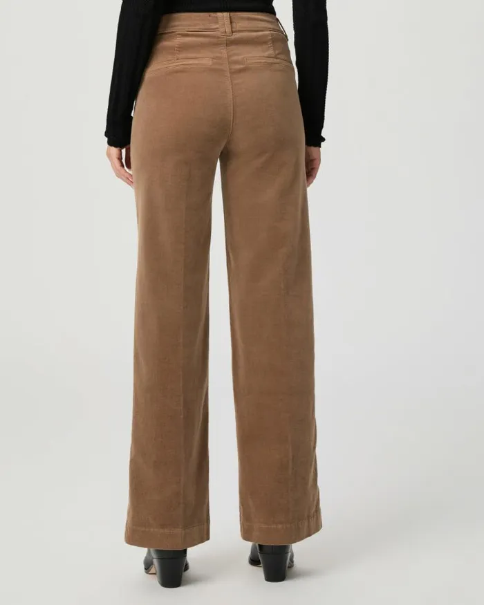 Pants Women PAIGE Sasha 32 Inch Wide Leg Pant 8211 Burnt Sugar Corduory Pants Women PAIGE Sasha 32 Inch Wide Leg Pant 8211 Burnt Sugar Corduory