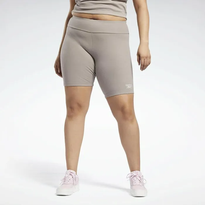 Plus Size 1X4X Womens Reebok Classics Legging Shorts Plus Size Boulder Grey