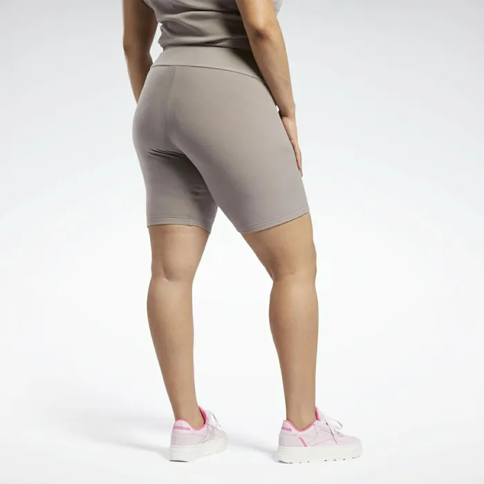 Plus Size 1X4X Womens Reebok Classics Legging Shorts Plus Size Boulder Grey