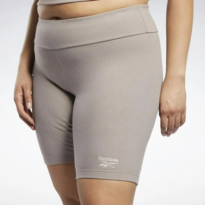 Plus Size 1X4X Womens Reebok Classics Legging Shorts Plus Size Boulder Grey