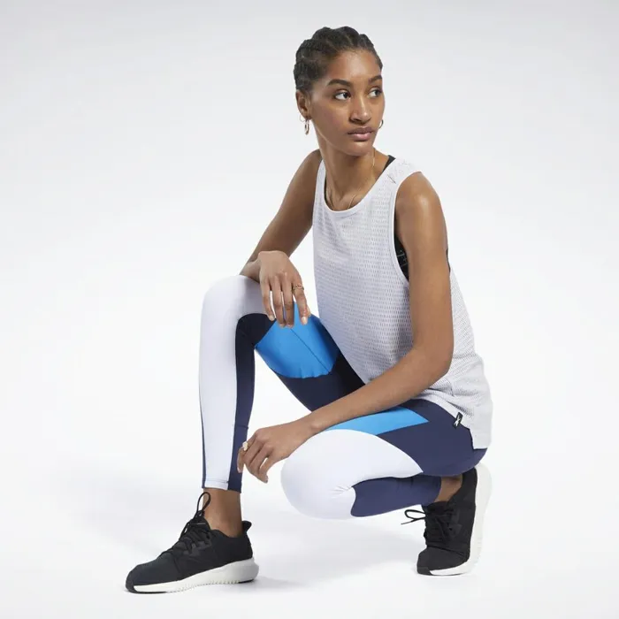 Plus Size 1X4X Womens Reebok Lux 2 Leggings Vector Navy