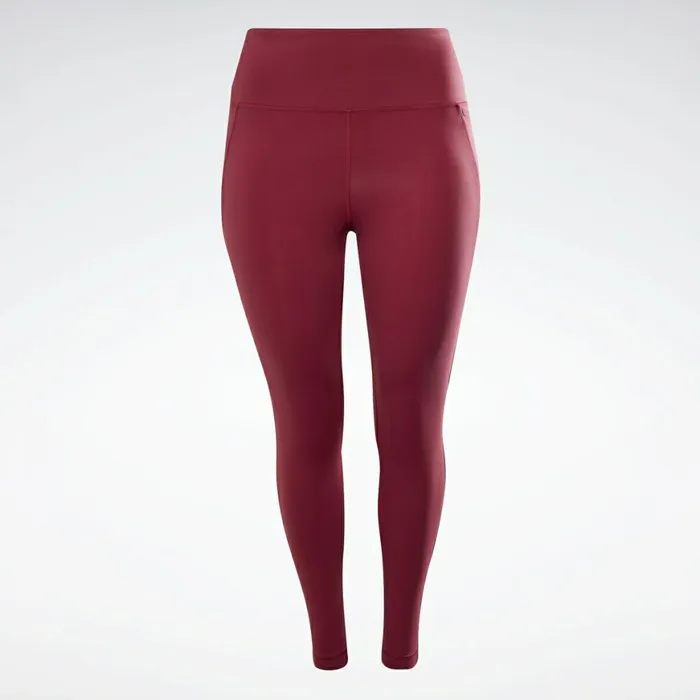 Plus Size 1X4X Womens Reebok Lux HighRise Leggings Plus Size Punch Berry