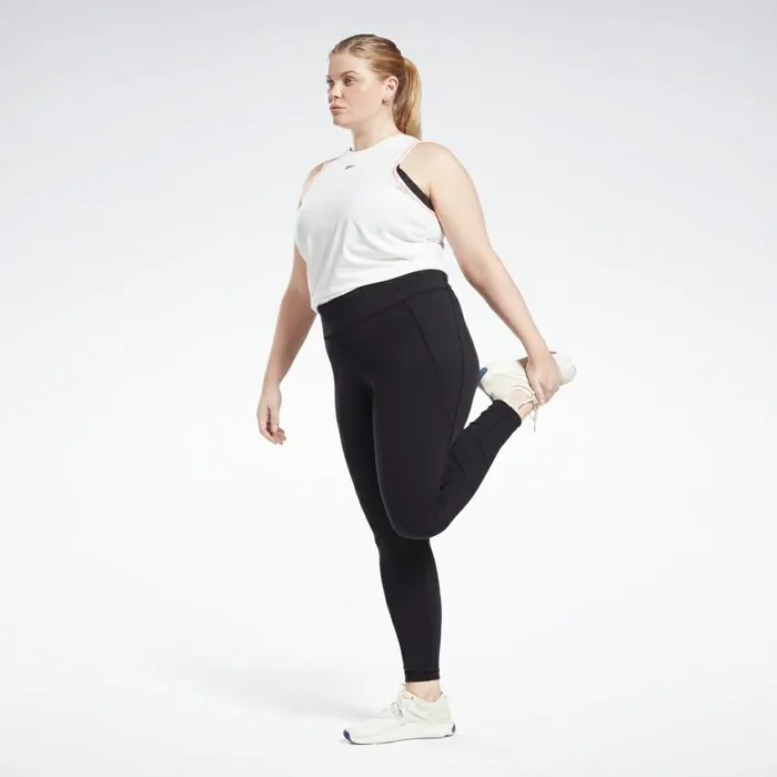 Plus Size 1X4X Womens Reebok Lux Leggings Plus Size Black