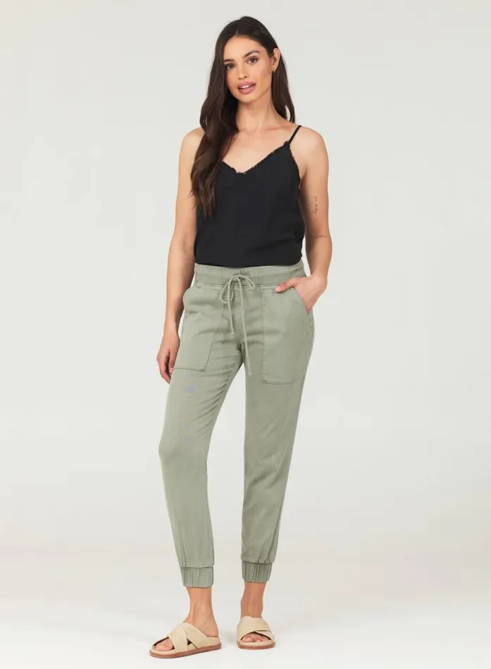 Pocket Jogger 8211 Soft Army Women Bella Dahl Joggers Pocket Jogger 8211 Soft Army Women Bella Dahl Joggers