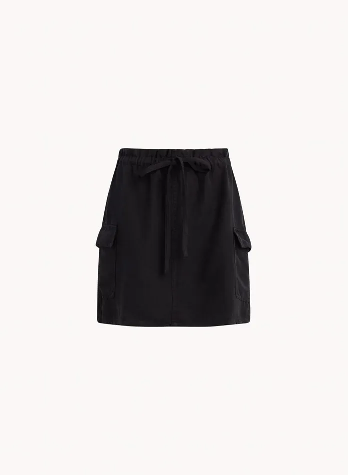 Posey Cargo Mini Skirt 8211 Black Women Bella Dahl Skirts