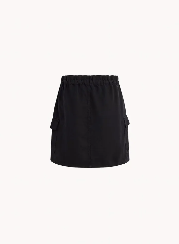 Posey Cargo Mini Skirt 8211 Black Women Bella Dahl Skirts Posey Cargo Mini Skirt 8211 Black Women Bella Dahl Skirts