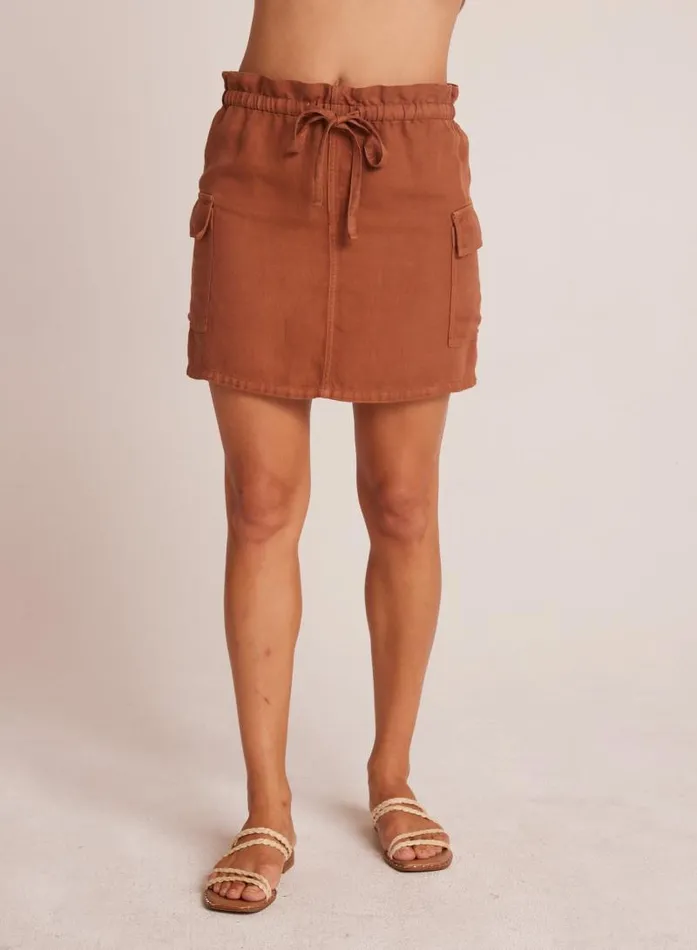 Posey Cargo Mini Skirt 8211 Summer Brown Women Bella Dahl Skirts Posey Cargo Mini Skirt 8211 Summer Brown Women Bella Dahl Skirts