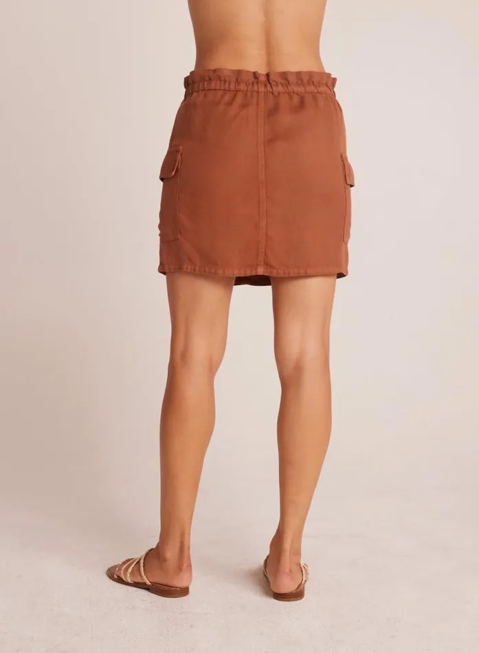 Posey Cargo Mini Skirt 8211 Summer Brown Women Bella Dahl Skirts Posey Cargo Mini Skirt 8211 Summer Brown Women Bella Dahl Skirts