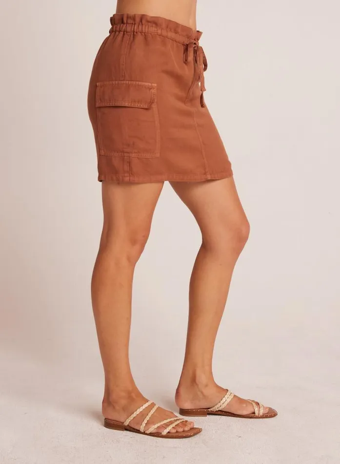 Posey Cargo Mini Skirt 8211 Summer Brown Women Bella Dahl Skirts Posey Cargo Mini Skirt 8211 Summer Brown Women Bella Dahl Skirts