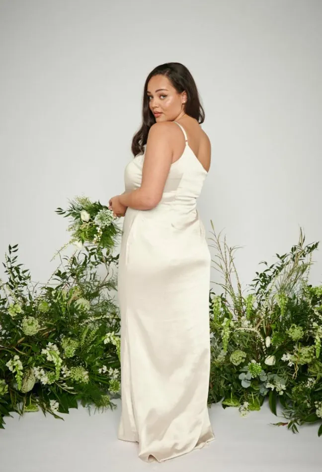 Pretty Lavish Bridesmaid Dresses Women Amelia Maxi Bridesmaid Dress Curve Champagne