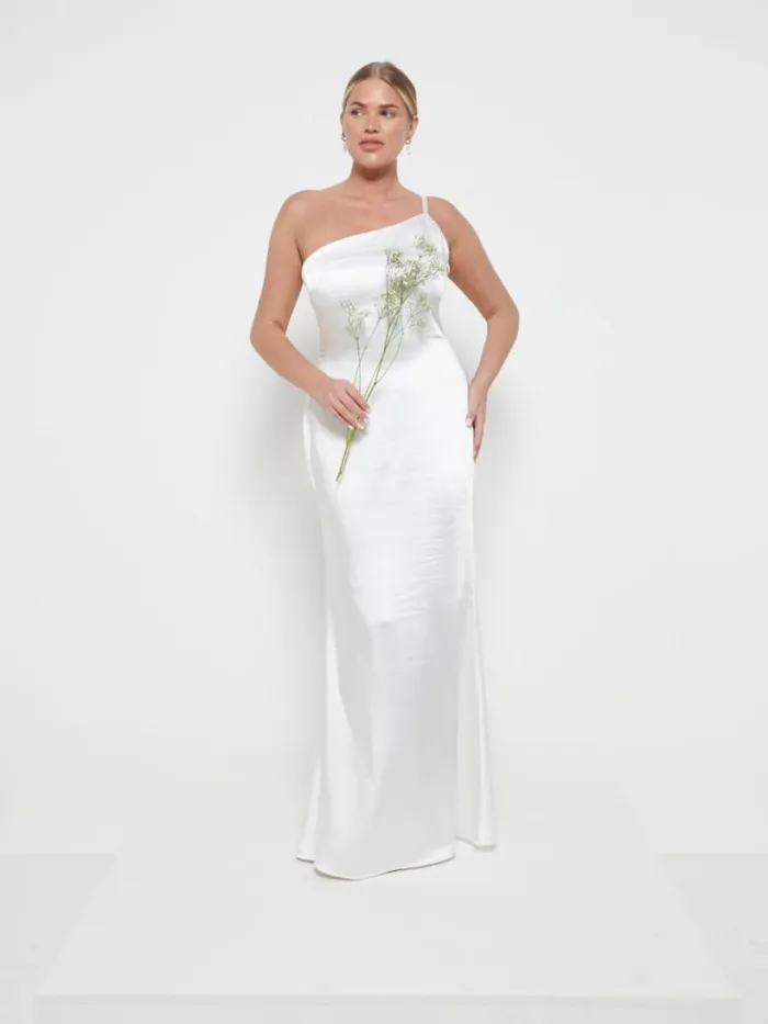 Pretty Lavish Bridesmaid Dresses Women Amelia Maxi Bridesmaid Dress Ivory