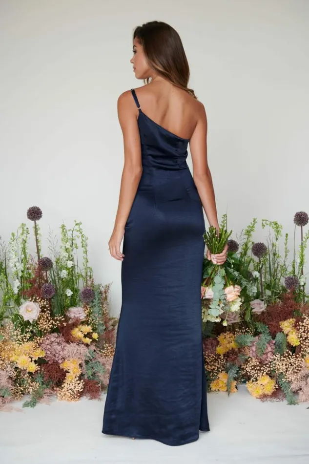 Pretty Lavish Bridesmaid Dresses Women Amelia Maxi Bridesmaid Dress Navy