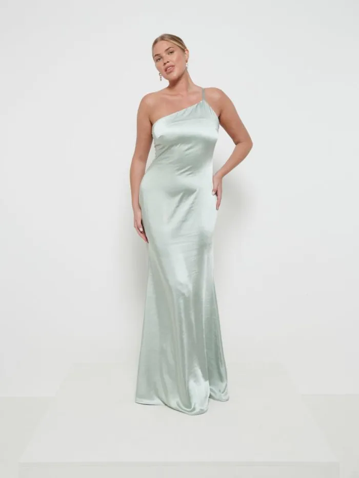 Pretty Lavish Bridesmaid Dresses Women Amelia Maxi Bridesmaid Dress Sage