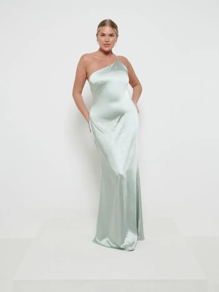 Pretty Lavish Bridesmaid Dresses Women Amelia Maxi Bridesmaid Dress Sage