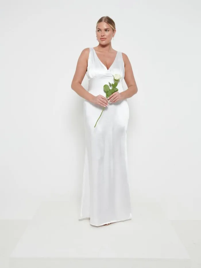 Pretty Lavish Bridesmaid Dresses Women Esmee Maxi Bridesmaid Dress Ivory