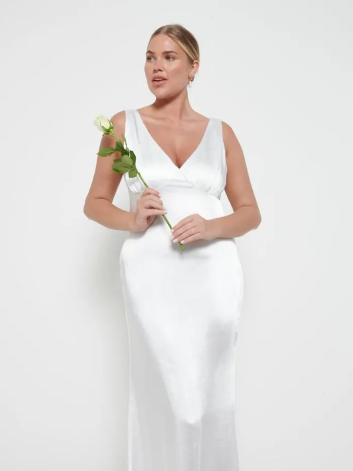 Pretty Lavish Bridesmaid Dresses Women Esmee Maxi Bridesmaid Dress Ivory