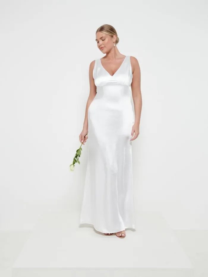 Pretty Lavish Bridesmaid Dresses Women Esmee Maxi Bridesmaid Dress Ivory