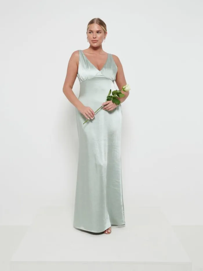 Pretty Lavish Bridesmaid Dresses Women Esmee Maxi Bridesmaid Dress Sage