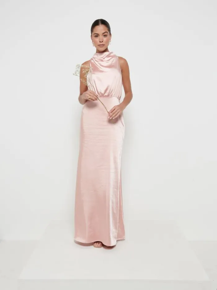 Pretty Lavish Bridesmaid Dresses Women Farrah Maxi Bridesmaid Dress Matte True Blush Pretty Lavish Bridesmaid Dresses Women Farrah Maxi Bridesmaid Dress Matte True Blush