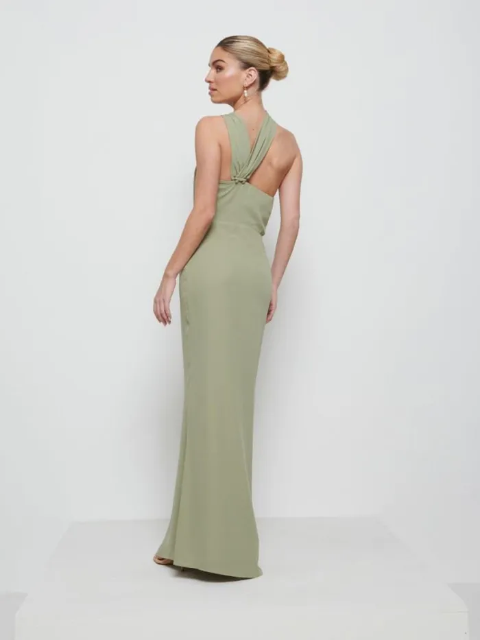Pretty Lavish Bridesmaid Dresses Women Milly Chiffon Bridesmaid Dress Olive