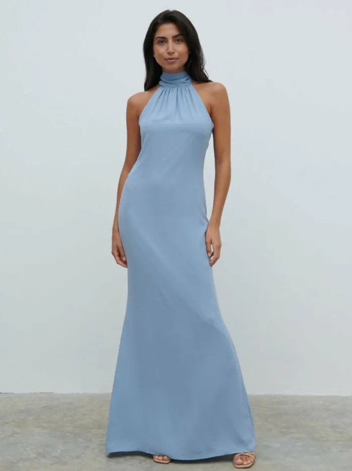 Pretty Lavish Bridesmaid Dresses Women Odelle Chiffon Maxi Bridesmaid Dress Dusty Blue Pretty Lavish Bridesmaid Dresses Women Odelle Chiffon Maxi Bridesmaid Dress Dusty Blue
