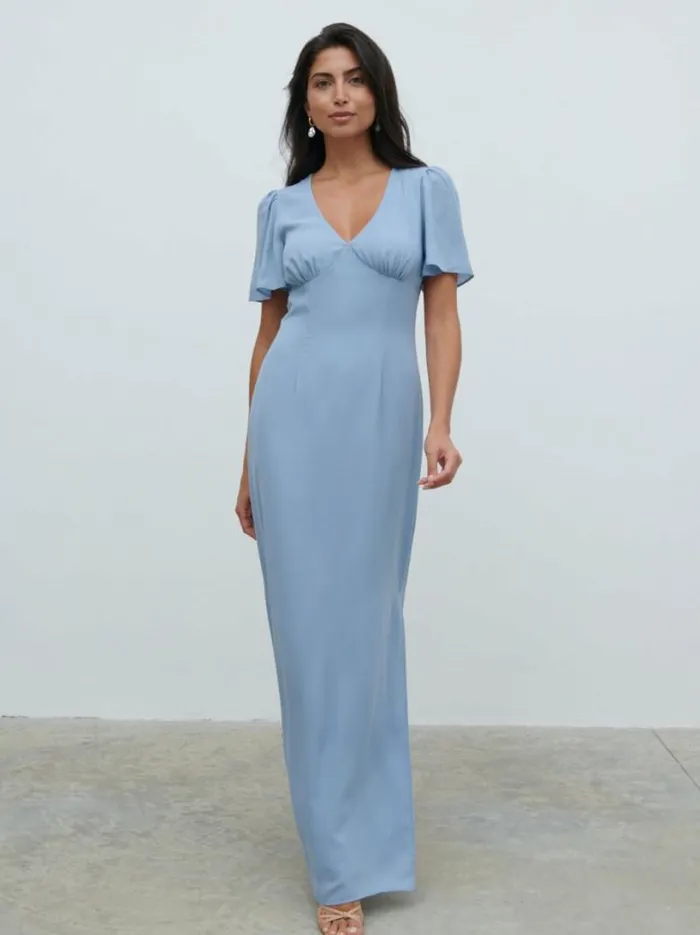 Pretty Lavish Chiffon Bridesmaid Dresses Women Edie Chiffon Maxi Bridesmaid Dress Dusty Blue Pretty Lavish Chiffon Bridesmaid Dresses Women Edie Chiffon Maxi Bridesmaid Dress Dusty Blue