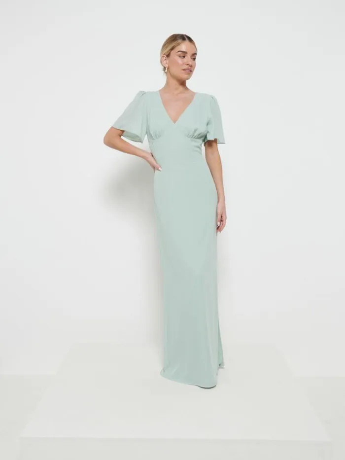 Pretty Lavish Chiffon Bridesmaid Dresses Women Edie Chiffon Maxi Bridesmaids Dress Sage Pretty Lavish Chiffon Bridesmaid Dresses Women Edie Chiffon Maxi Bridesmaids Dress Sage