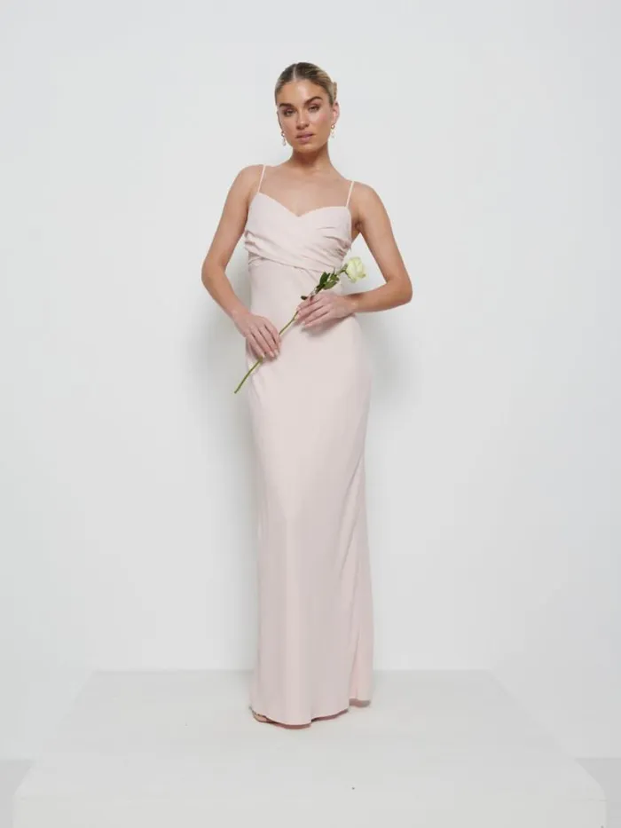 Pretty Lavish Chiffon Bridesmaid Dresses Women Kehlani Twist Cami Bridesmaid Dress Blush Pretty Lavish Chiffon Bridesmaid Dresses Women Kehlani Twist Cami Bridesmaid Dress Blush