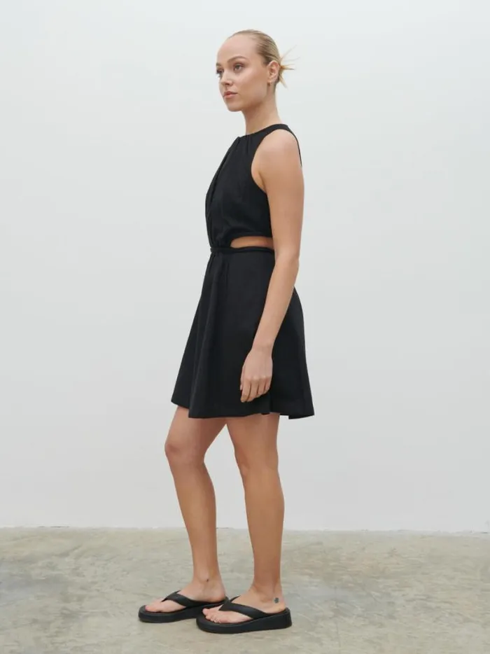 Pretty Lavish Dresses Women Melody Cut Out Mini Dress Black