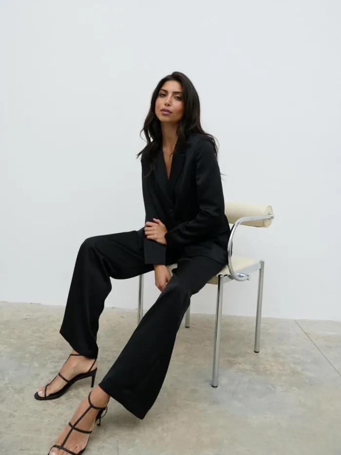 Pretty Lavish Sets Women Callie Suit Trousers Black