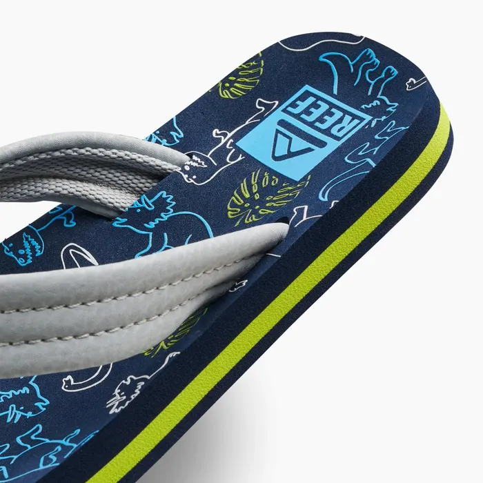 Reef Kids 58 Years Ahi Navygrey Dino Reef Kids 58 Years Ahi Navygrey Dino