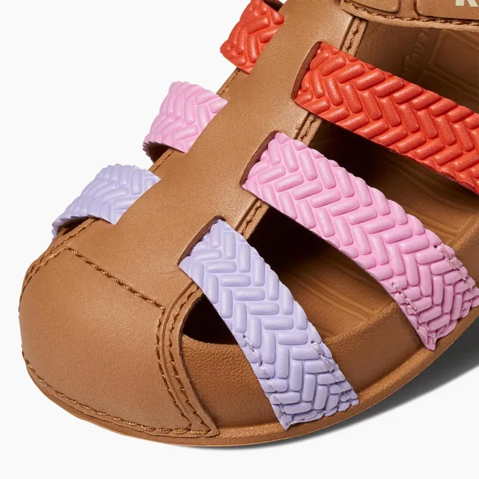 Reef Kids 58 Years Water Beachy Multi Tan Reef Kids 58 Years Water Beachy Multi Tan