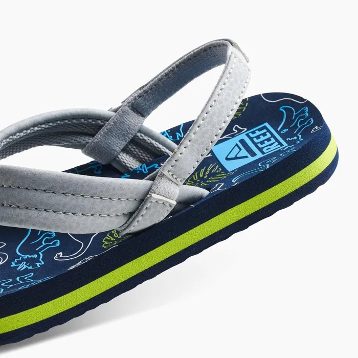 Reef Littles 24 Years Little Ahi Navygrey Dino Reef Littles 24 Years Little Ahi Navygrey Dino