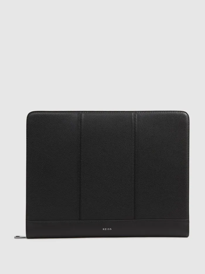 Reiss Bags and Wallets Carter Leather Folio Black 8211 Men