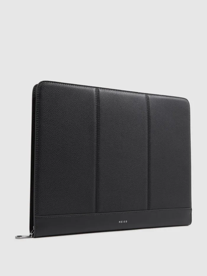 Reiss Bags and Wallets Carter Leather Folio Black 8211 Men