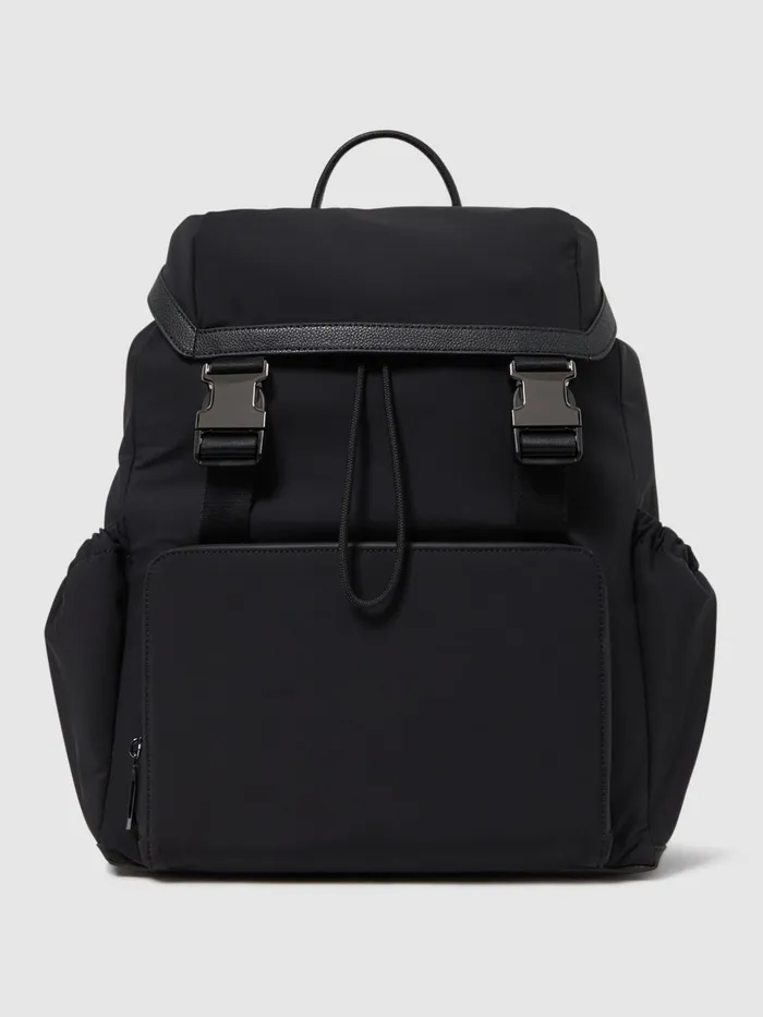 Reiss Bags and Wallets Danny Leather Drawstring Backpack Black 8211 Men